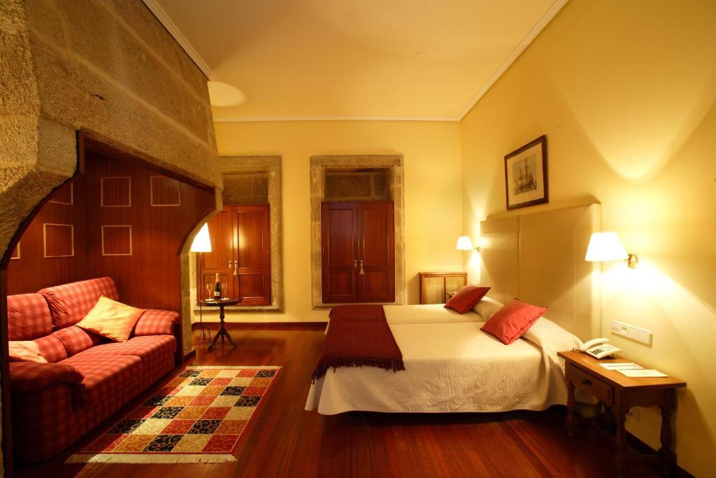 Pazo De Mendoza Hotell Baiona Exteriör bild